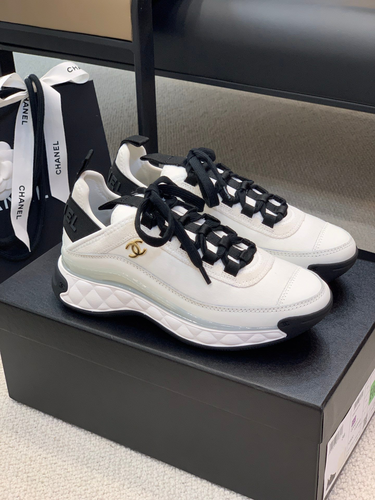 [CHANEL] 믹스드파이버 스니커즈