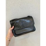 [YSL] 5489421 크로커다일 엠보스드 가죽 미디움 니키 체인백