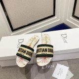 [DIOR] DWAY 자수 코튼 뮬