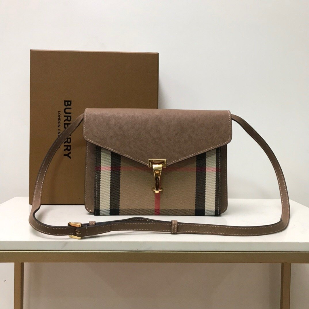 [BURBERRY] 하우스 체크 맥켄 크로스백