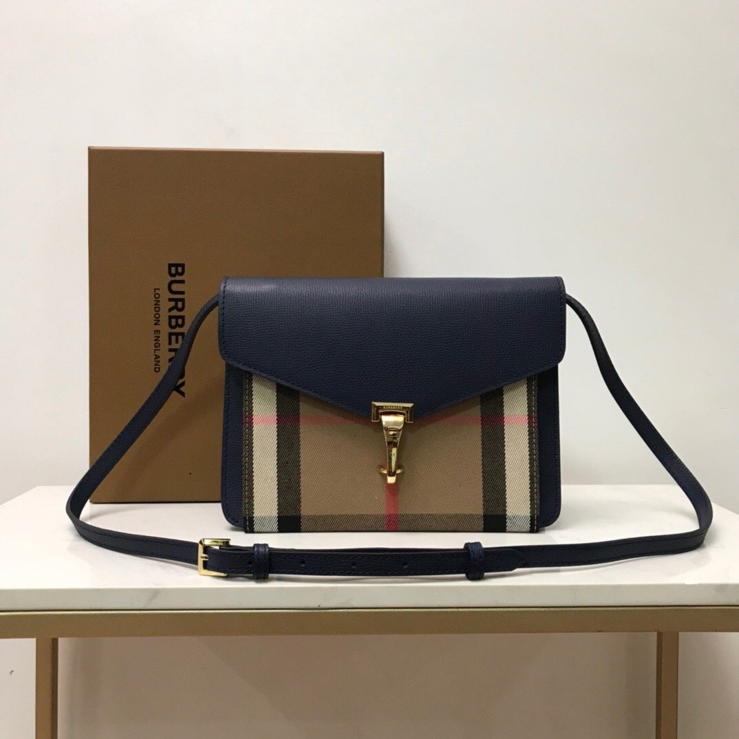 [BURBERRY] 하우스 체크 맥켄 크로스백