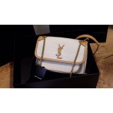 [YSL] 코튼 캔버스 베이비 니키 체인백