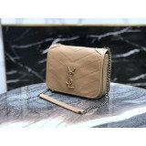 [YSL] 크링클드 퀼티드 가죽 미니 니키 체인백