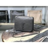 [YSL] 크링클드 퀼티드 가죽 미니 니키 체인백