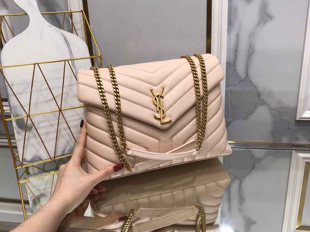 [YSL] 모노그램 미듐 루루 체인백