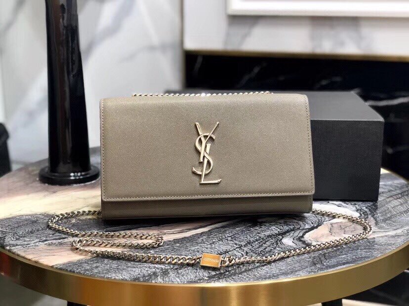 [YSL] 모노그램 미듐 케이트 사첼백