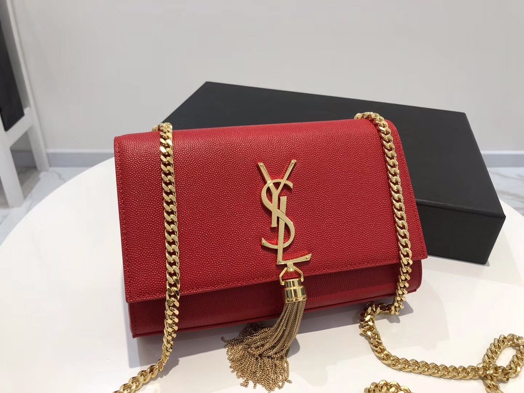 [YSL] 모노그램 스몰 케이트 태슬 사첼백