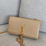 [YSL] 모노그램 미듐 케이트 태슬 사첼백