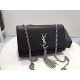 [YSL] 모노그램 미듐 케이트 태슬 사첼백