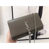 [YSL] 모노그램 미듐 케이트 태슬 사첼백