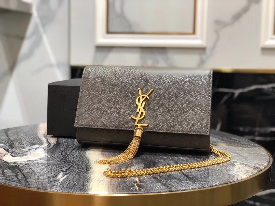 [YSL] 모노그램 미듐 케이트 태슬 사첼백