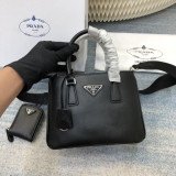 [PRADA] 사피아노 가죽 핸드백