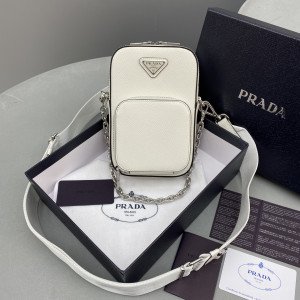 [PRADA] 사피아노 가죽 미니 크로스바디백