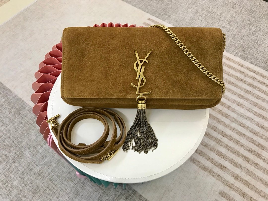 [YSL] 스웨이드 태슬 케이트99