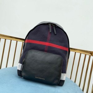 [BURBERRY] 캔버스 체크 백팩
