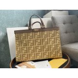 [FENDI] 피카부 X-tote 내추럴 스트로