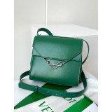 [BOTTEGA] 레이싱 그린 클립 백