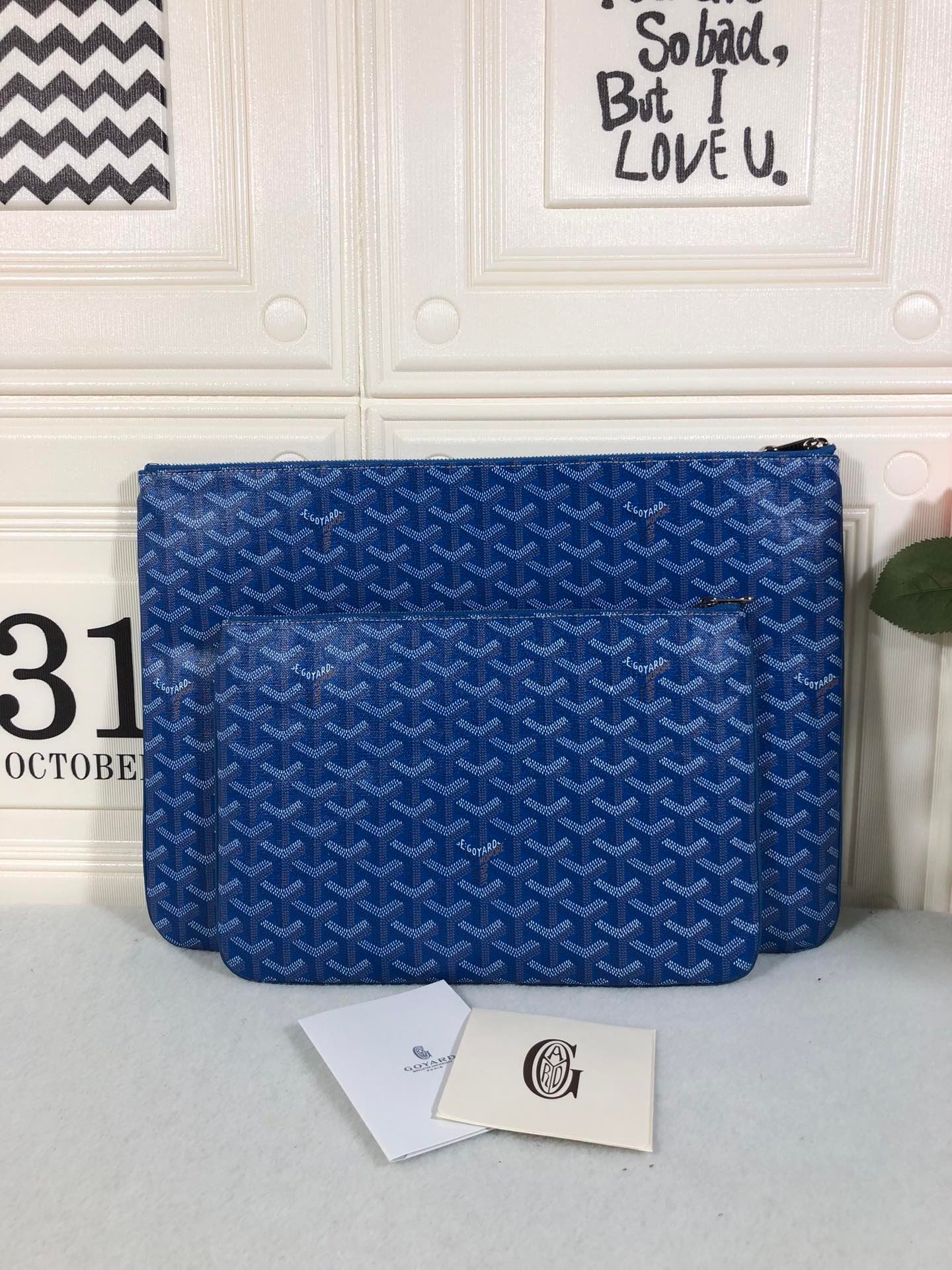 [GOYARD/SA급] SENAT 세나 클러치 GM/MM - 전색상(상세 설명 확인)