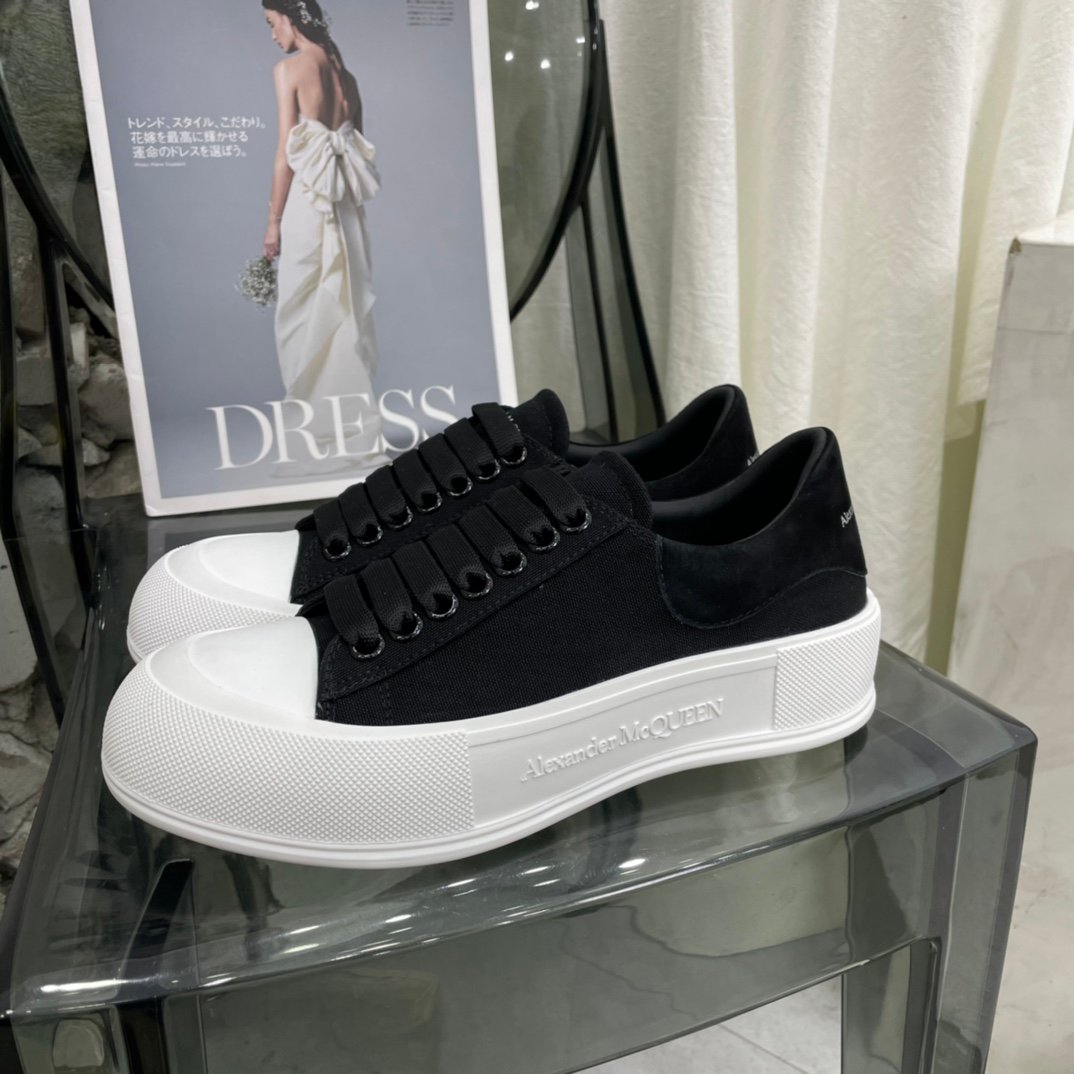 [Alexander McQueen] 데크 레이스업 플림솔 -8색상