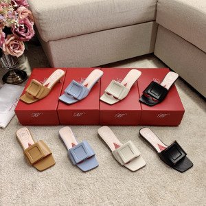 [Roger Vivier] 커버드 버클 뮬 -미드, 로우힐 / 4색상