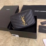 [YSL] 캐비어 지퍼 반지갑