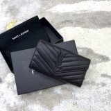 [YSL] 모노그램 라지 플랩 지갑