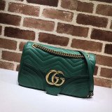 [GUCCI] 구찌 마몽 마몬트 마틀라세 숄더백 미니