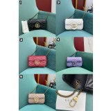 [GUCCI/Pomegranate] 구찌 마몽 마몬트 마틀라세 숄더백 수퍼미니