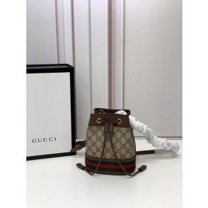 [GUCCI] 구찌 오피디아 미니 GG 버킷백