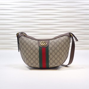 [GUCCI] 구찌 오피디아 GG 스몰 숄더백 (반달백)