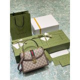 [GUCCI] 구찌 오피디아 웹 디테일 스몰 탑핸들백