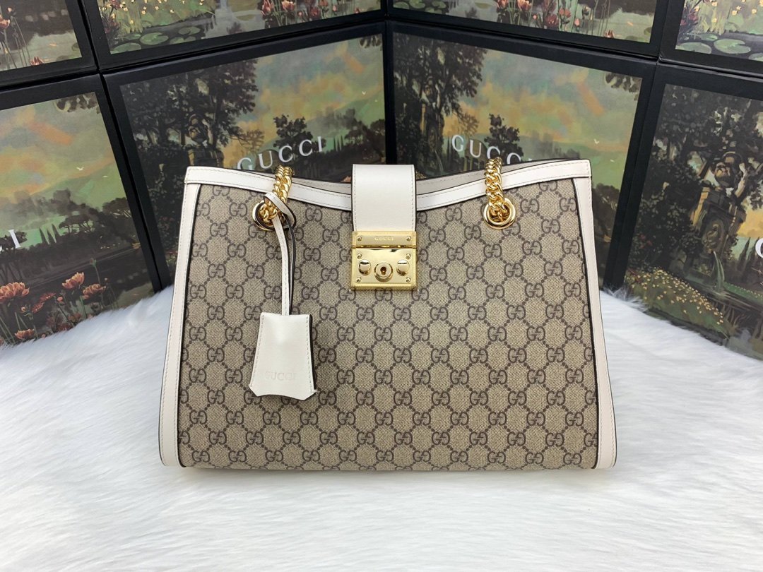 [GUCCI] 구찌 패들락 미디엄 GG 숄더백