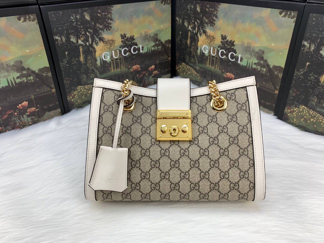 [GUCCI] 구찌 패들락 스몰 GG 숄더백