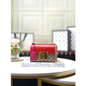 [GUCCI] 구찌 패들락 GG 수프림 캔버스 백