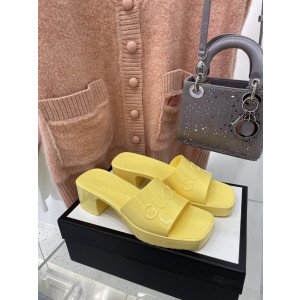 [GUCCI/SA급] 구찌 로고 장식 여성 러버 샌들