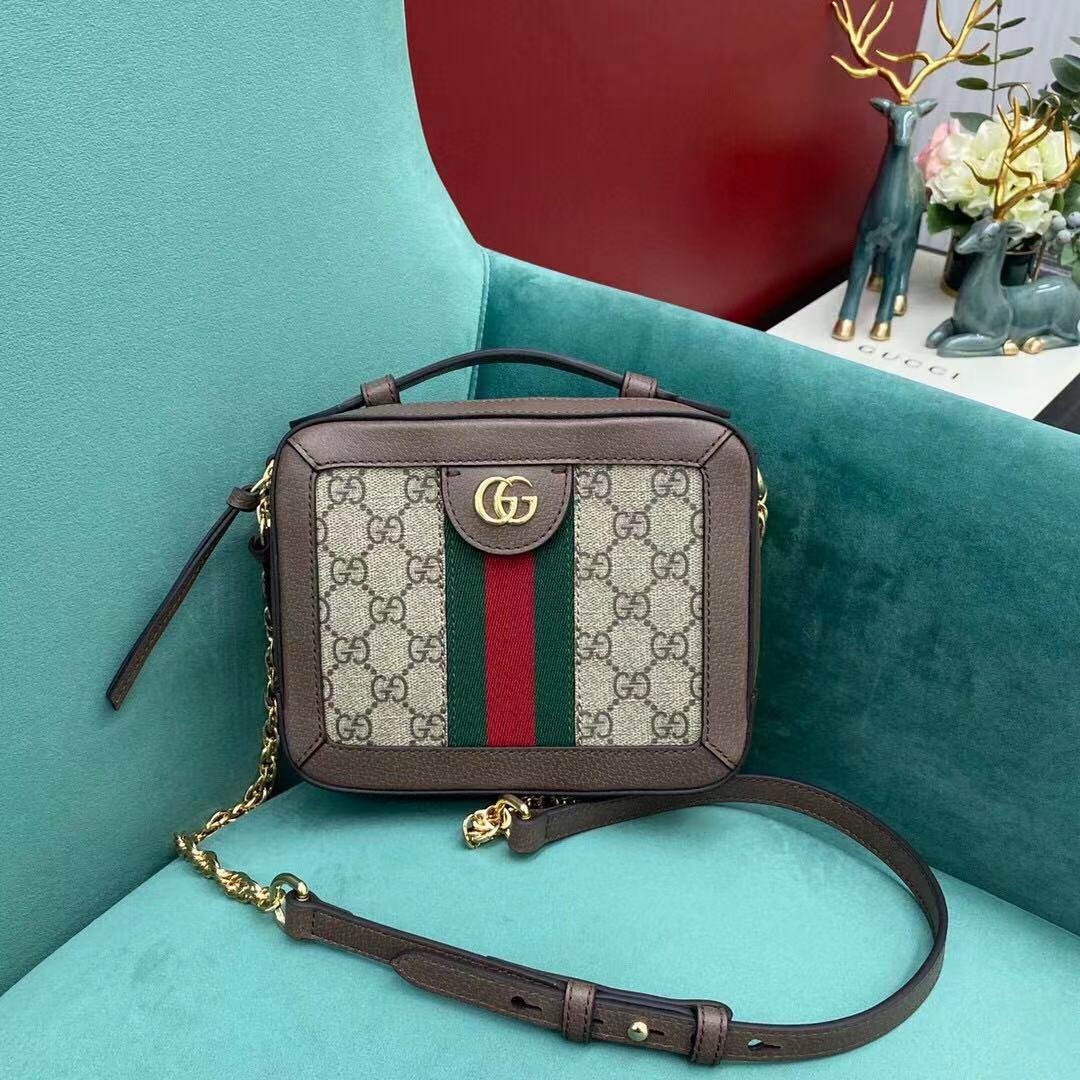 [GUCCI/SA급] GG 오피디아 미니 숄더백