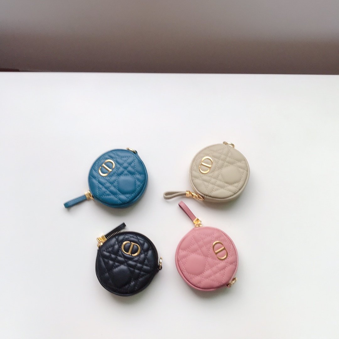 [DIOR] 카로 CARO 미니 라운드 파우치
