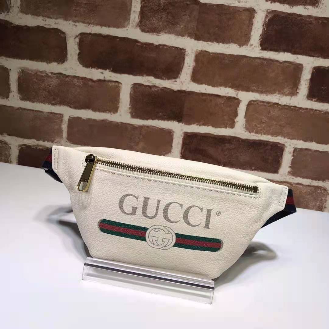 [GUCCI] 구찌 띠로고 그래픽 범백 스몰