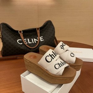 [CHLOE/SA급] 우디 웨지 샌들