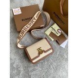 [BURBERRY/SA급] 숄더스트랩 스몰 코튼캔버스 TB백