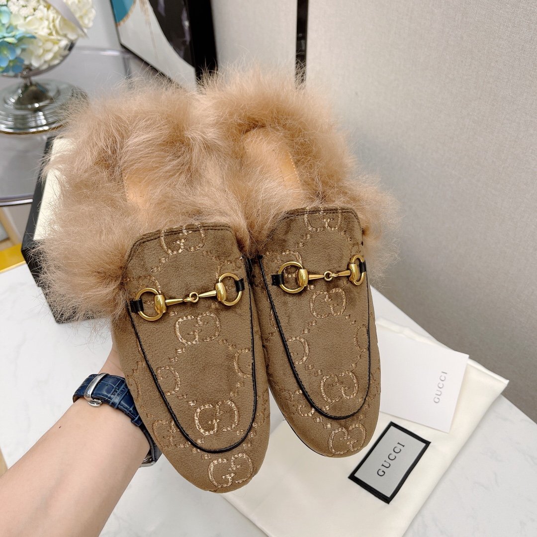 [GUCCI] 구찌 프린스타운 뮬 퍼블로퍼 (스웨이드) - 3가지 색상