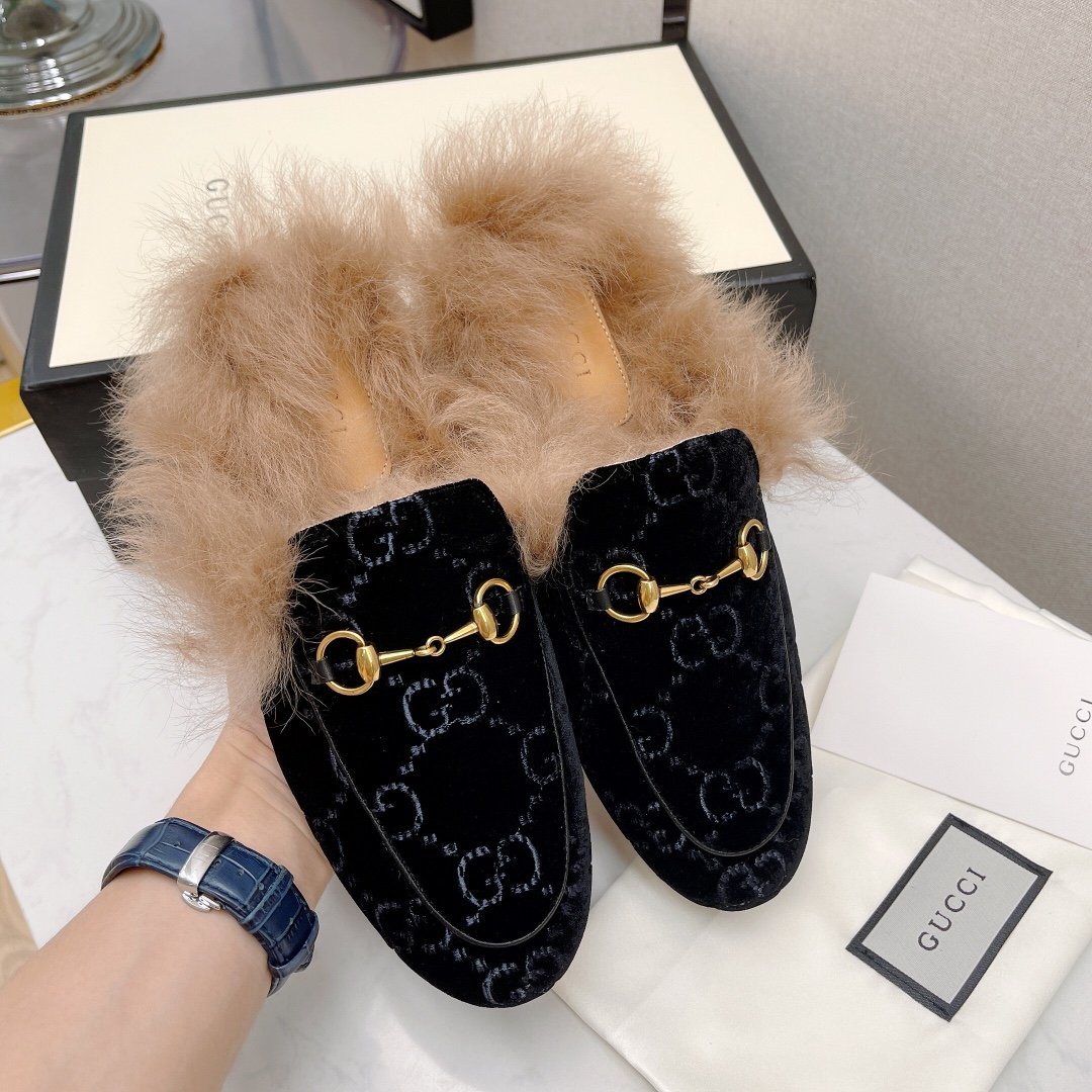 [GUCCI] 구찌 프린스타운 뮬 퍼블로퍼 (스웨이드) - 3가지 색상