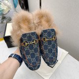 [GUCCI] 구찌 프린스타운 뮬 퍼블로퍼 (캔버스) - 2가지 색상