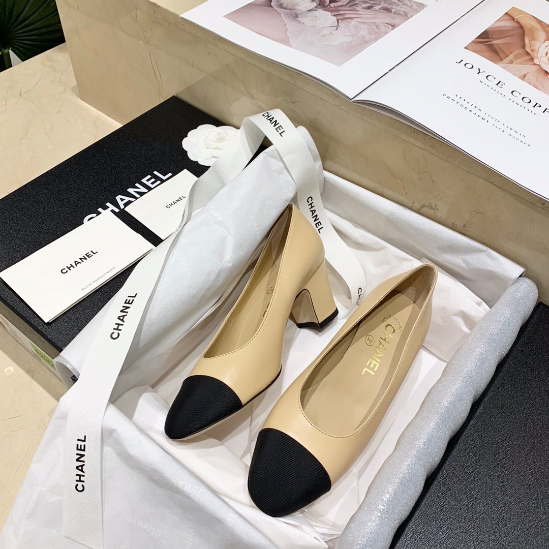 [CHANEL/SA급] 샤넬 투톤 펌프스 6cm
