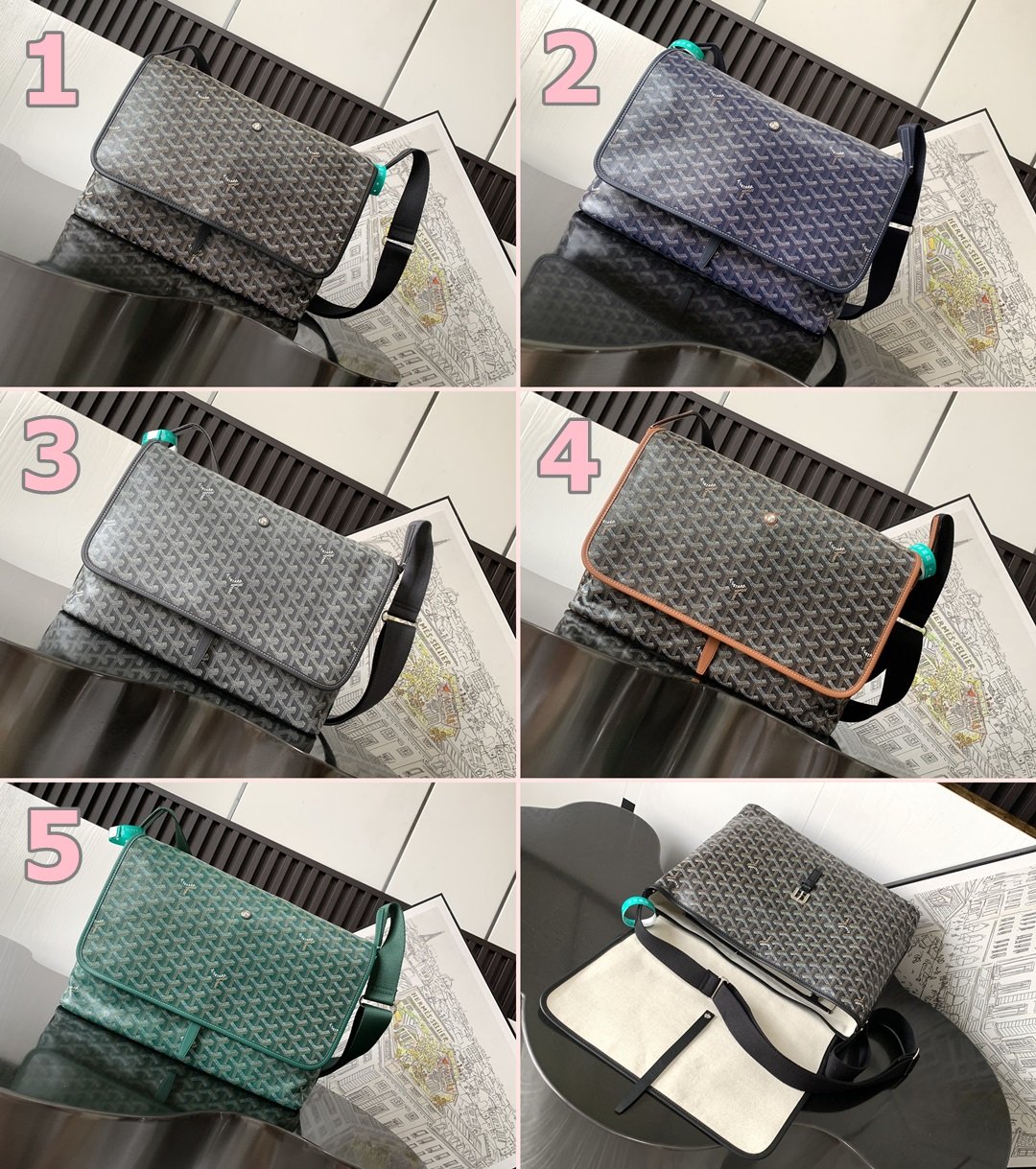[GOYARD/리미티드] 카페티엔 메신저백 MM