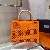 [PRADA/SA급] 프라다 펀칭 아일렛 토트백