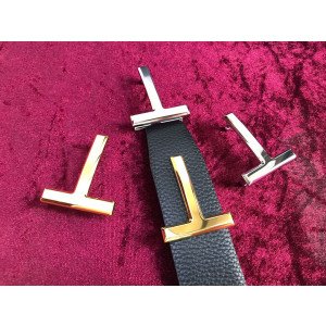 [Tom Ford] 톰포드 남성 벨트 블랙 -금장/은장