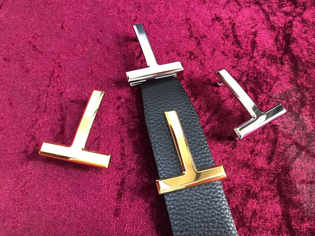 [Tom Ford] 톰포드 남성 벨트 블랙 -금장/은장