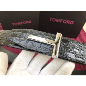 [Tom Ford] 톰포드 남성 벨트 블랙 금장/은장
