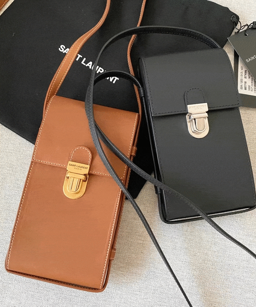 [YSL] TUC 턱 폰홀더백 -블랙,브라운